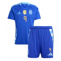 Maglia Calcio Argentina Julian Alvarez #9 Seconda Divisa Bambino Copa America 2024 Manica Corta (+ pantaloncini)